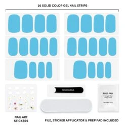 Blue Skies -Nail Shop DD GSWM06 BlueSkiesBlue Gut