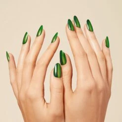 Emerald Glaze-Almond -Nail Shop PO559 EmeraldGlaze Hand